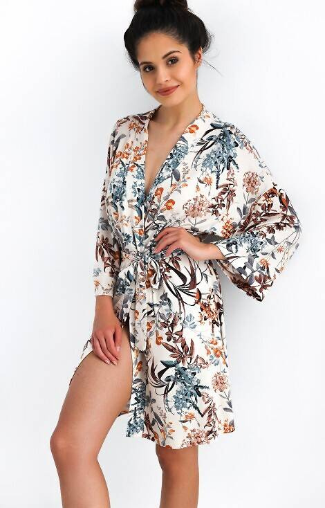 Sensis Dolores női fürdőköpeny - krémszínű