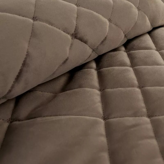 Ria 6 Velúr dekoratív ágytakaró Eurofirany barna