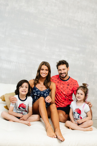 Marina Lányok pizsamája Italian Fashion - világos melange