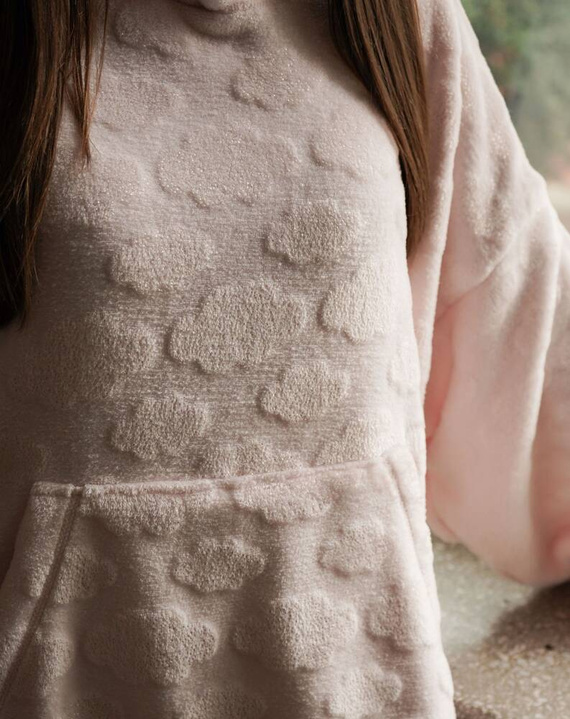 Runa Női kapucnis blúz Italian Fashion - rózsaszín