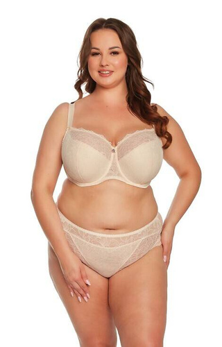 BS 1207 Hannah Maxi Gaia félig párnázott melltartó - bézs színben
