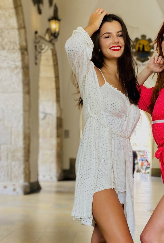 915 Dots Női pizsama Forex - ekrü színű