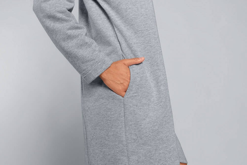 Grafi Női cipzáras fürdőköpeny olasz divat - melange