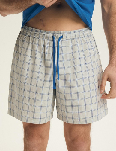 Henderson 43453 Nori férfi pizsama kék – 100% pamut, nyári