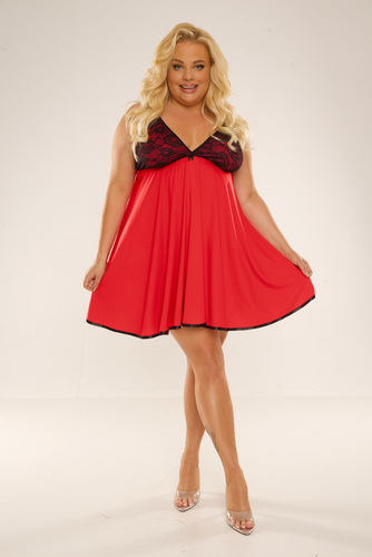 713 Cloche Forex hálóing - piros