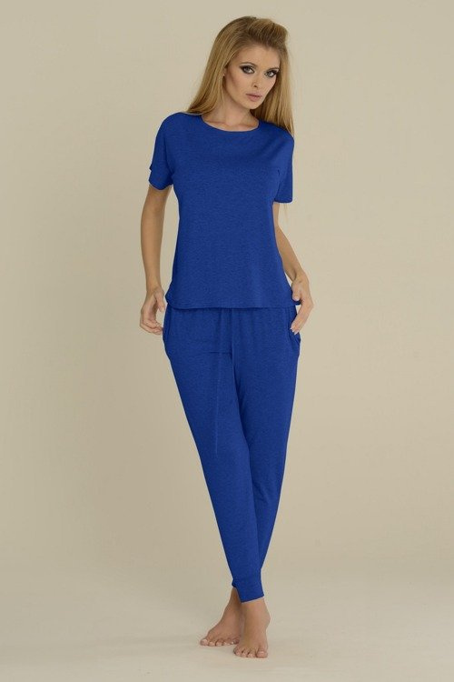 524 Paula Női pizsama De Lafense - búzavirág