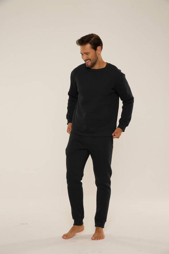 813 Indigo Férfi edzőruha a De Lafense-től - fekete