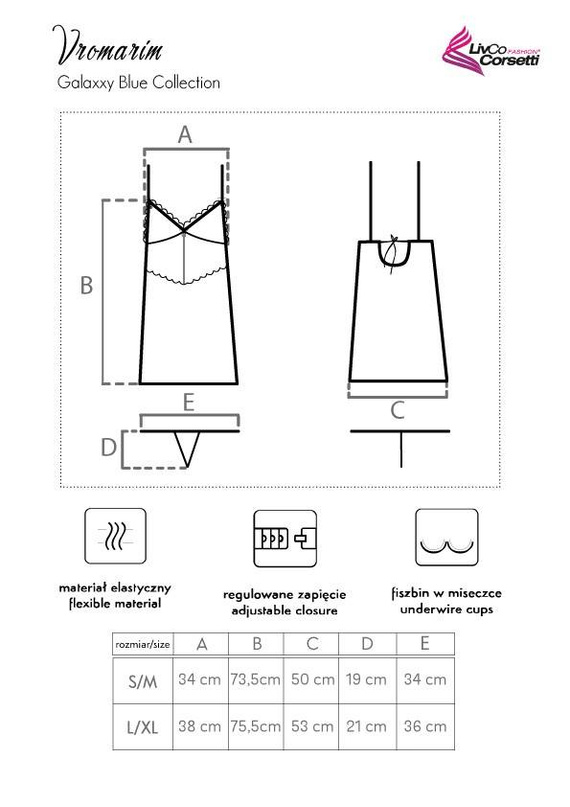 Vromarim Galaxxy alsógatya és tanga LivCo Corsetti Divat