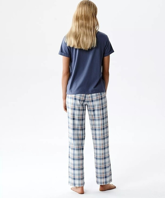 Atlantic NLP-513 női pizsama modal és pamut rövid ujj mintás nadrág