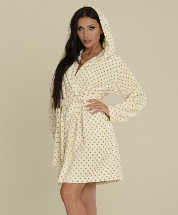 546 Melanie Női rövid köntös Forex - ekrü - ekrü