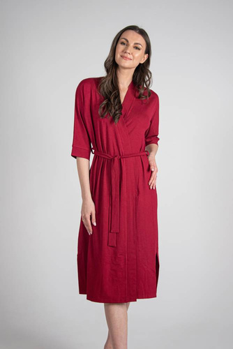 942 Visa Hosszú köntös De Lafense - bordó színű