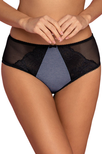 VF-438 Női bugyi Vena fekete-farmer nadrág