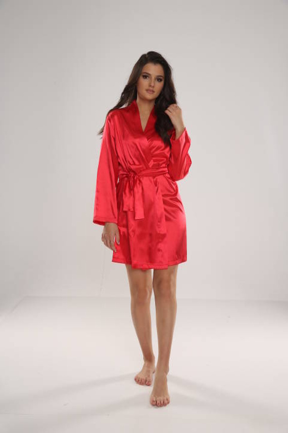 797 Klasszikus női háziköntös Forex - piros