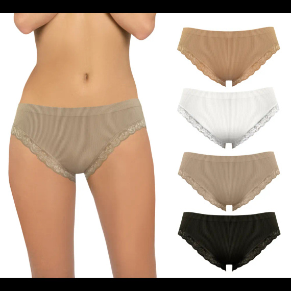Sesto Senso 6108 női bugyi csipke varrás nélküli rugalmas kényelmes