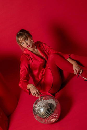 760 Cordelia női ing De Lafense - piros - piros