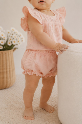 Mamatti BY50006 rózsaszín muszlin könnyű pamut bloomers