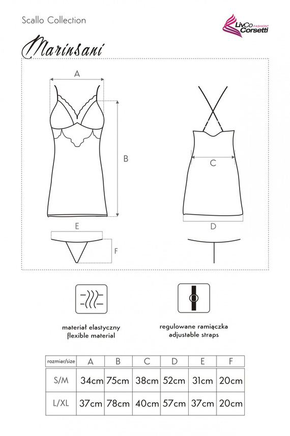 Marinsani Pink LC 90566 Női kétrészes szett LivCo Corsetti Fashion