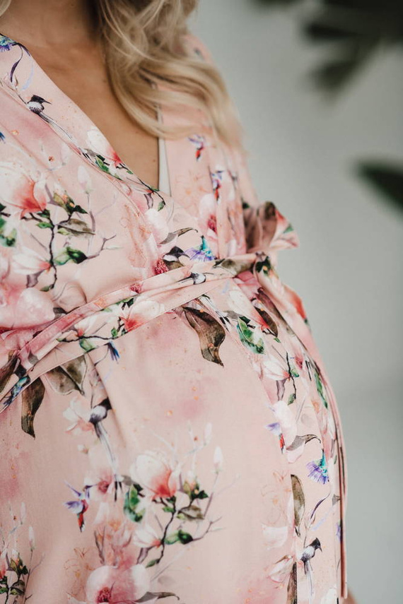 Rajskie ptaki szlafrok bambusowy Milk&Love