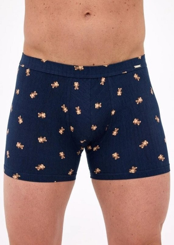 904/134 Prime boxeralsó Cornette tengerészkék - pamut, testhezálló, passzos