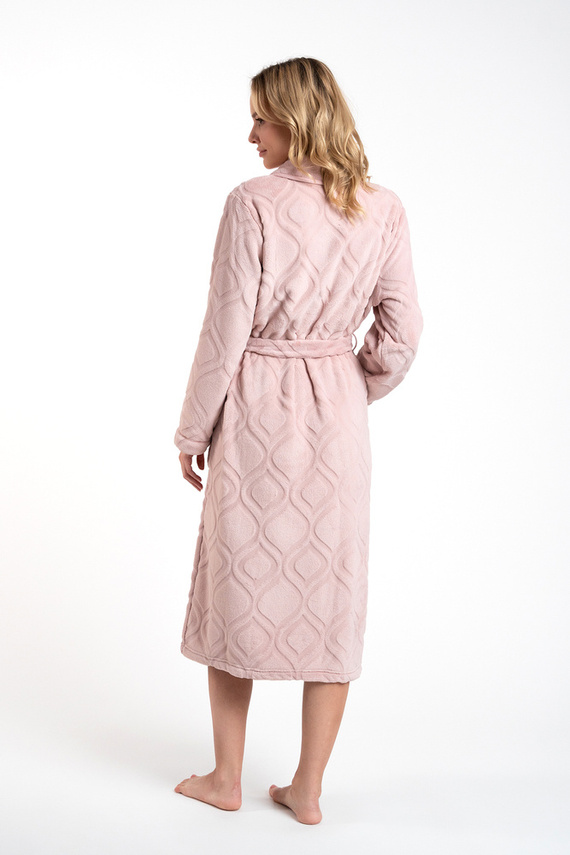 Morena Női gyapjú fürdőköpeny Іtalian Fashion - púderrózsaszín