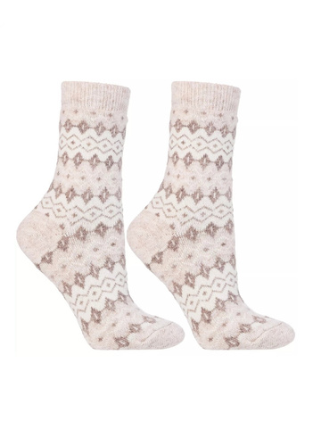 Moraj CSW 800-003 női zokni - meleg, mintás zokni gyapjú hozzáadásával