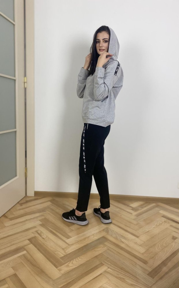 496 Just Forex női tréningruha - világos melange