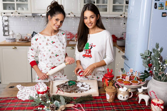 Lillian Sensis női pizsama -ecru színű