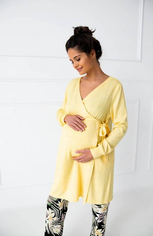 Sensis Tracy Szlafrok damski - żółty