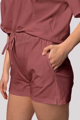 Bliss rövid ujjú női pizsama Mona cseresznye