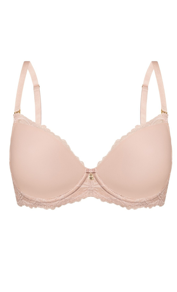 Biustonosz push-up Pepite II BP37 mefemi by Nipplex csipke bézs