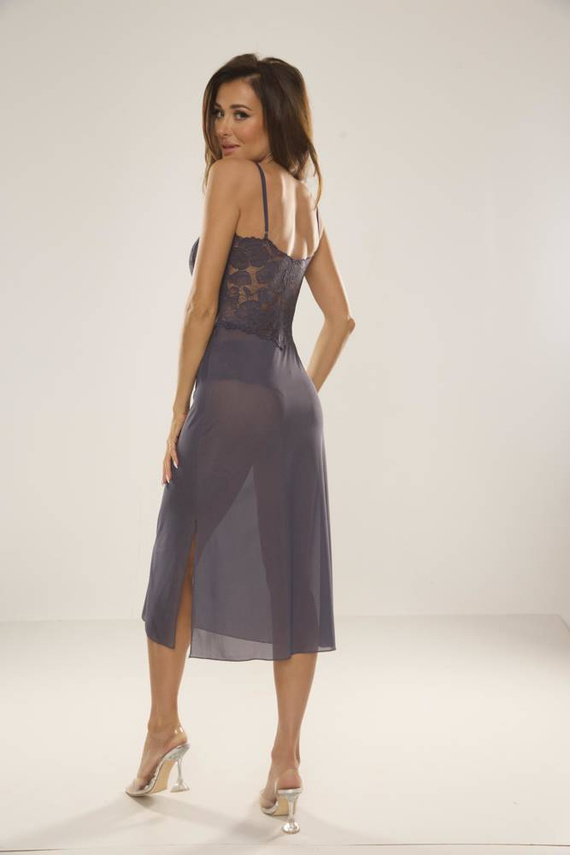 469 Alison Forex pánt nélküli hálóing - szürke