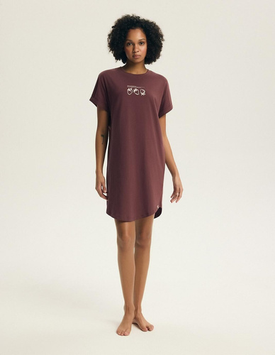 Henderson Evika 45184 női hálóing – pamut, gyümölcs mintás