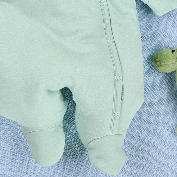 ABN-5578 Dino Explorer Melegített bio pamut babaruha a Nini-től - környezetbarát és biztonságos