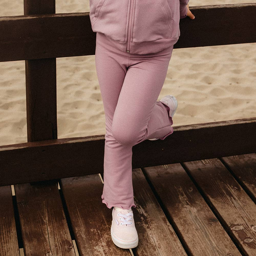 Simply Comfy gyermek leggings harang alsó Eevi heather- 100% pamut, kényelmes és elegáns
