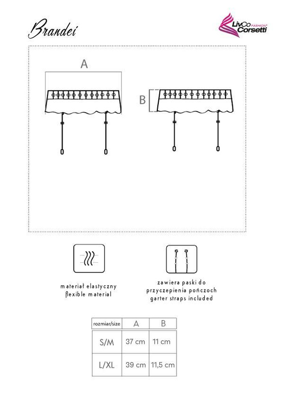 Brandei LC 90522-1 LivCo Corsetti LivCo Corsetti Fashion harisnyatartó öv