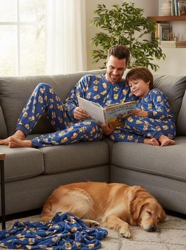 196/319 Capybara 2 Cornette férfi overál - pamut, farmer, vidám mintával