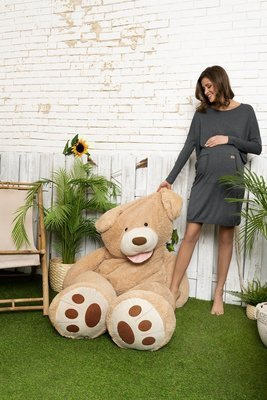 Tirana Női és kismama tunika olasz divat - sötét melange