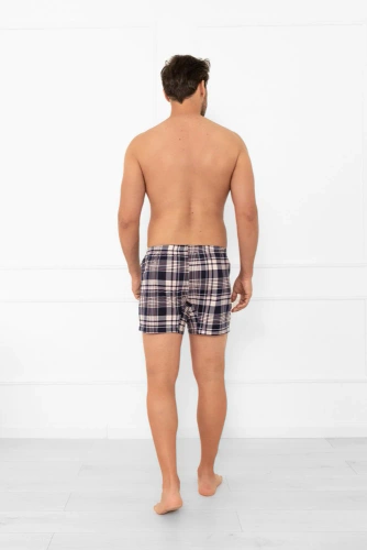 Brit férfi boxeralsó Italian Fashion - pamut, kockás, klasszikus, klasszikus