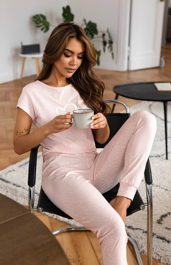 Only Love Sensis női pizsama - világos rózsaszín