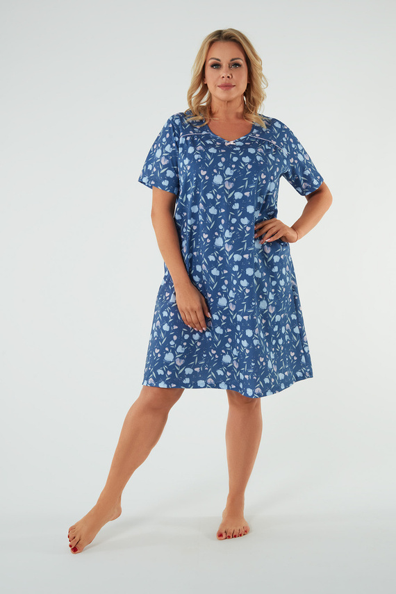 Agalia hálóing, rövid ujjú Olasz divat - print