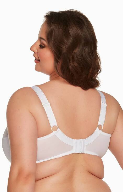 BSM 1058 Sonia Gaia félig párnázott maxi melltartó - fehér