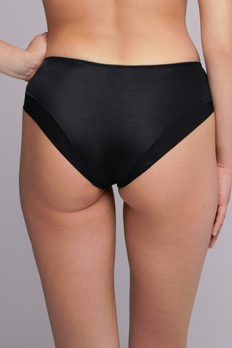 Figs Ava 2256 fekete - klasszikus szabás, sima mikroszálas, kényelmes és finom csipke