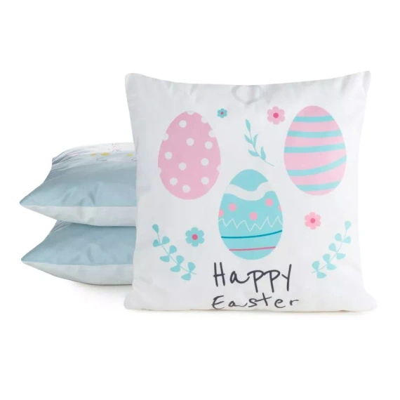 Eurofirany Wiosna 8– dekoratív húsvéti párnahuzat stílusos