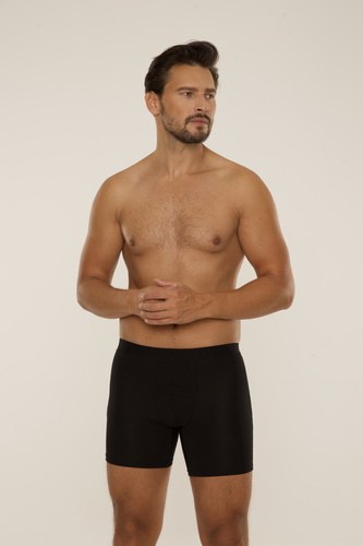 847 Chandler férfi boxeralsó - modál, pamut, elasztán | De Lafense - fekete
