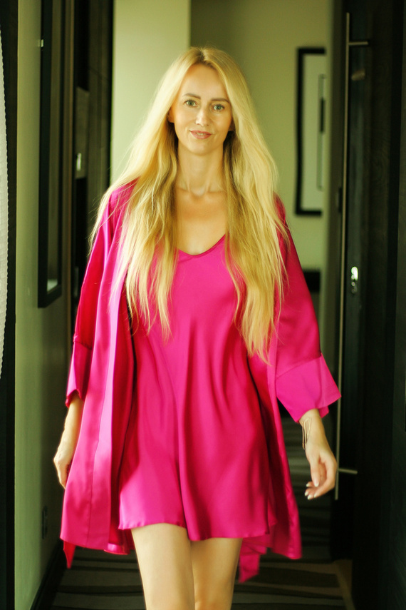 Panama Női köntös Podomka Kalimo - fukszia