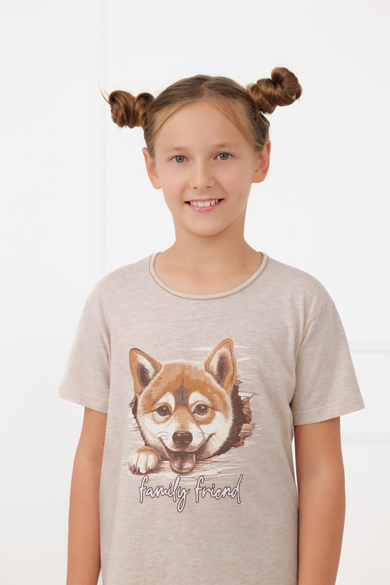 Lány pizsama Shiba Italian Fashion 100% pamut rövidnadrág