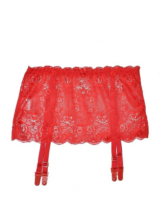 945 Babette Forex harisnyatartó öv - piros