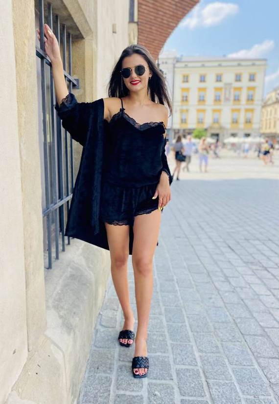 613 Milagros Női pizsama Forex - fekete