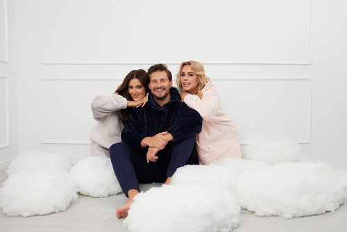 Runa Női kapucnis blúz Italian Fashion - rózsaszín