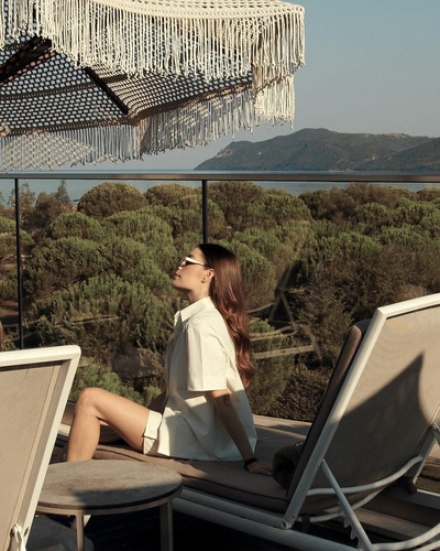 Sensis Ophelia női pizsama lime – nyári szett, 100% pamut